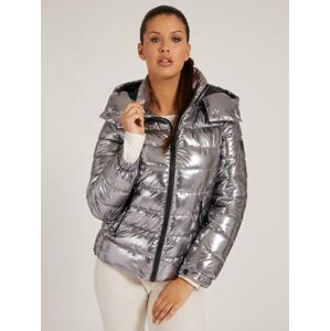 Guess dámská stříbrná bunda - M (SLVR)